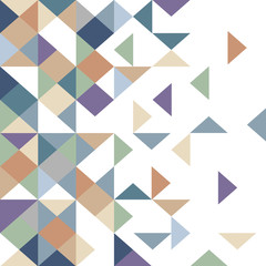 Colored mosaic background in retro tones