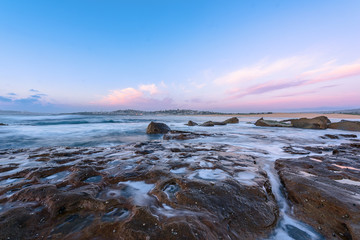 North Curl Curl Beach at sunrise in Sydney Australia