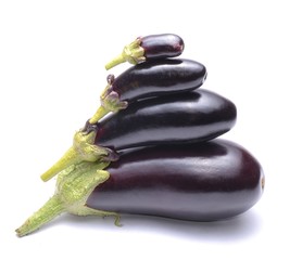 Fresh eggplants
