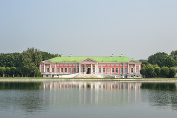 Kuskovo, Moscow. View of the palace 