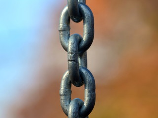 catena in anelli di acciaio