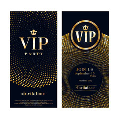 VIP invitation card premium design template. - 127584807