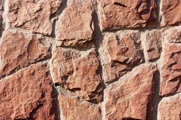 Textured wall background of stone