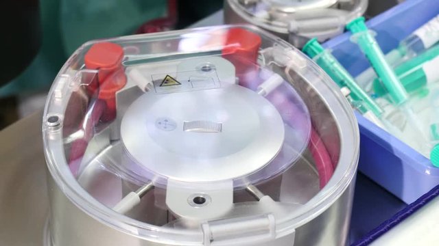 Heart-lung bypass machine, Close-up