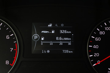 Screen with treap information