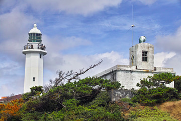 Fototapeta na wymiar 房総半島最南端の野島崎灯台