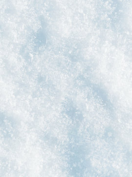 Texture fresh white snow, fallen fluffy snow background