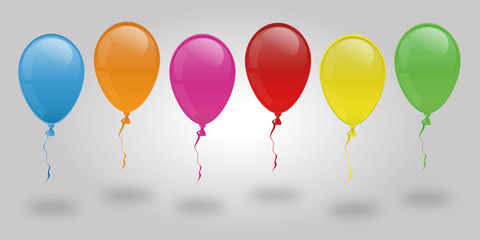 Bunte Luftballons