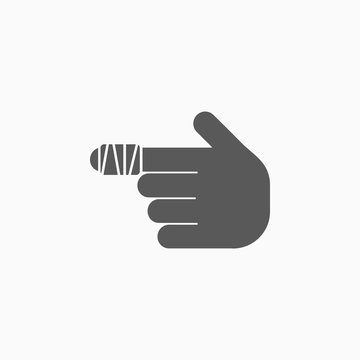 Injured Finger Icon