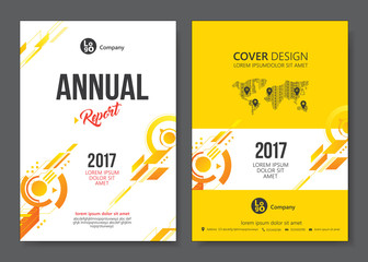 Cover template design. Vector illustration