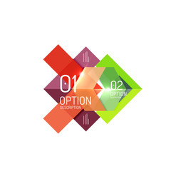 Vector business infographics, option select