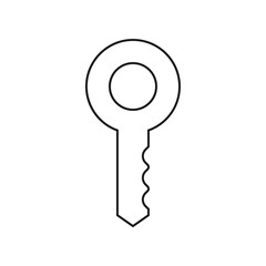 Key. Tags. Vector icon.