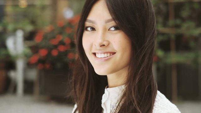 Smiling Portrait of asian woman