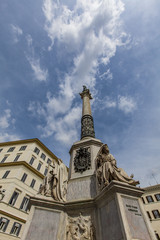 Fototapeta na wymiar Column of the Immaculate Conception in Rome