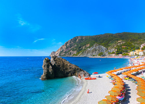 Monterosso, Italy - People At The Beach