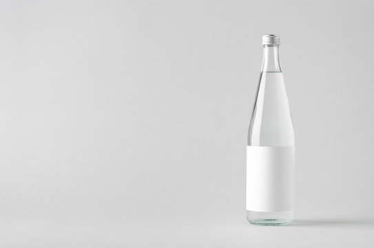 Water Bottle Mock-Up - Blank Label