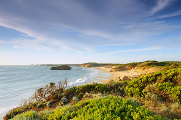 Fototapeta na wymiar Australia Landscape : Great Ocean Road - Scenic drive route