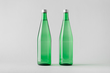 Water Bottle Mock-Up - Two Bottles