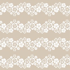 White flower lace background.