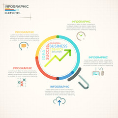 Modern Infographics Options Banner.