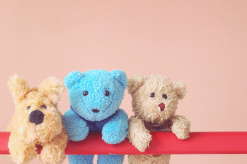 teddy bear and the gang © BK666