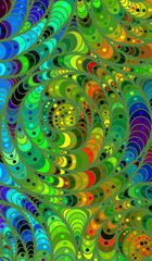 Vector wave background of doodle hand drawn lines