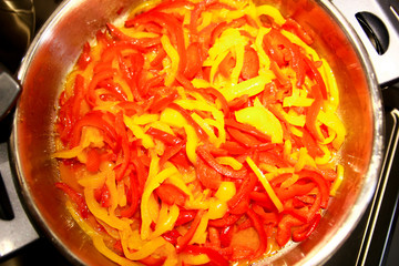 cooking peppers