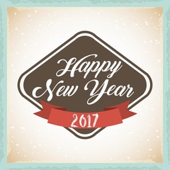 happy new year card. colorful design. vector illustration