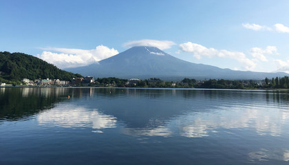 Mt. Fuji with shadow