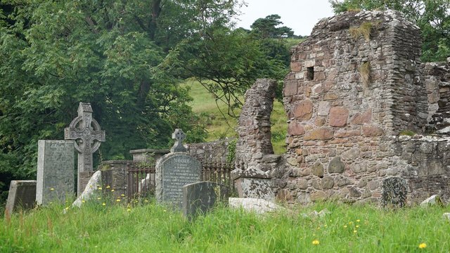 Alter Friedhof Layd Church bei Cushendall / Nordirland