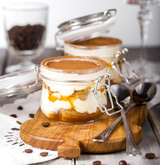 Tiramisu in a jar