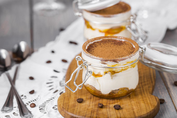 Tiramisu in a jar
