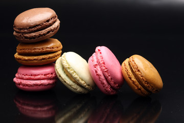 French macaroons .Dessert