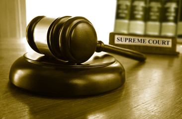 Supreme Court gavel