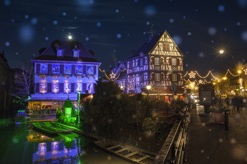 Fototapeta na wymiar Colmar, Noël en Alsace