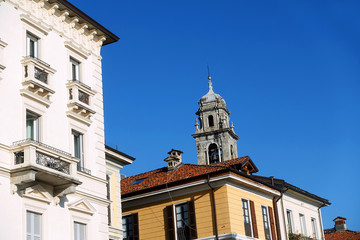 Fototapeta na wymiar Architectural detail in Verbania, Piedmont, Italy
