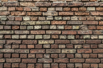 a wall of old bricks, brick background