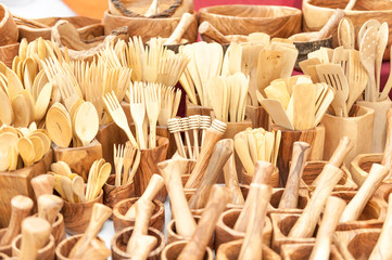 utensilios de madera