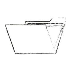 File icon. Folder document data archive and storage theme. Isolated design. Vector illustration