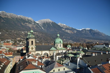 Naklejka na ściany i meble Alps in Innsbruck