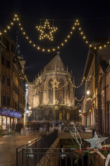 Fototapeta premium Magie de Noël en Alsace