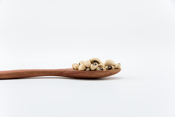 isolate white beans on object