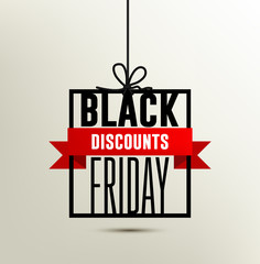 Fototapeta na wymiar black Friday sales and discounts