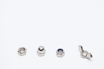 Naklejka premium several iron bolts