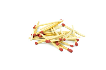 Match isolated on white background
