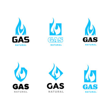 Symbols gas industry. 