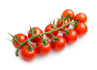 Tomatoes. Cherry tomatoes isolated on white background