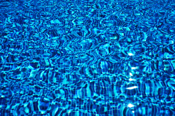 Blue swimming pool tile background