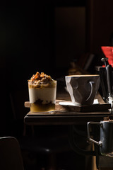 Coffee and apple Trifle
