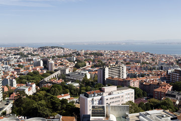 Obraz premium Panomaric view over Lisbon